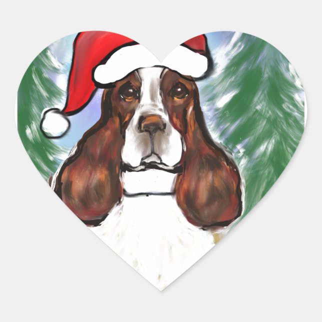 ADESIVO CORAÇÃO SPRINGER SPANIEL INGLÊS (Frente)