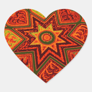 Adesivo Coração "Starburst of Love"