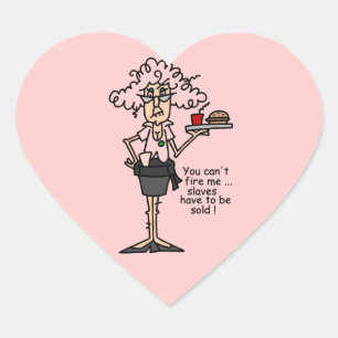 Adesivo Coração Stella com humor da atitude