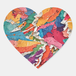 Adesivo Coração Sticker for Kids' Party