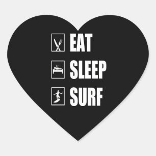 Adesivo Coração Sulfing Lover   Coma Surfe no Sono