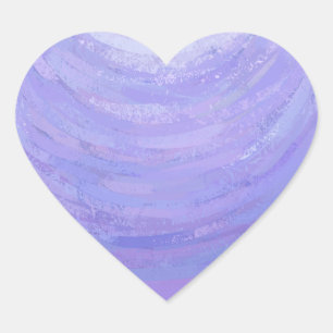 Adesivo Coração Sun roxo