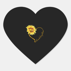 Adesivo Coração Sunflower Lovers   Pai De Amor E Filha