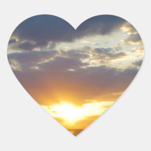Adesivo Coração SunSet
