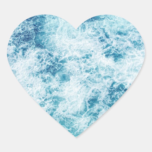 Adesivo Coração Surf (Frente)