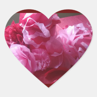 Adesivo Coração Surpresa Aniversário Belo Vinheta de Coração Flora