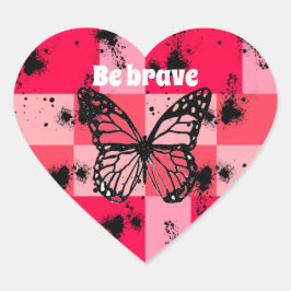 Adesivo Coração Sweet Modern candy abstract art