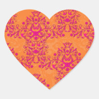 Tangerina Flamejante Tango Laranja e Rosa Damasco