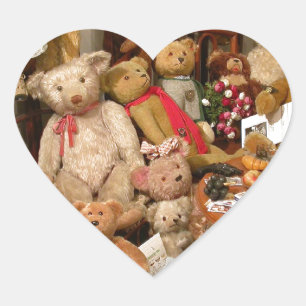 Adesivo Coração Teddy Bears Collectors Paradise