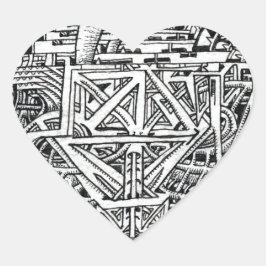 Adesivo Coração Tentacle Tank de Brian Benson