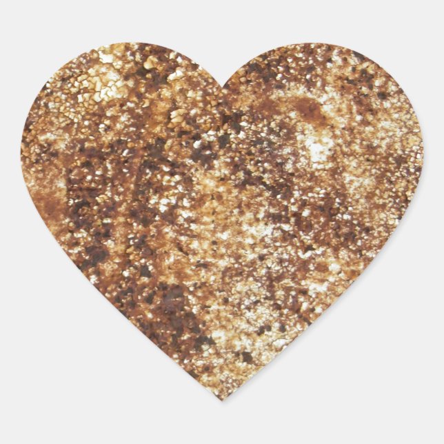 Adesivo Coração Textura na moda russa (Frente)