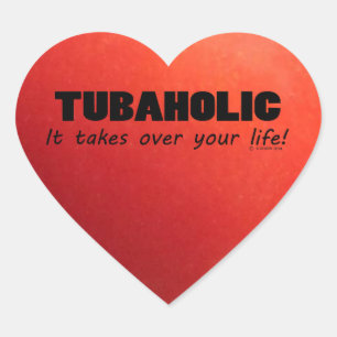 Adesivo Coração Tubaholic Life Heart Sticker