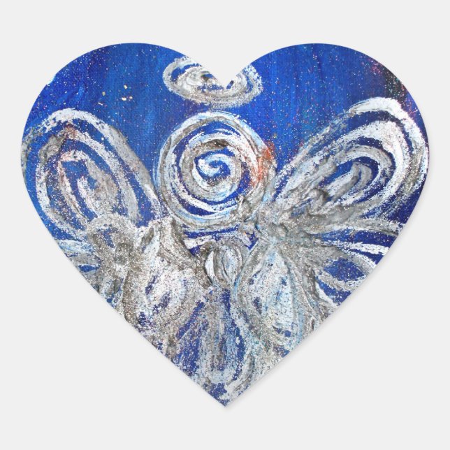 Adesivo Coração Twinkle Angel Sticker (Frente)