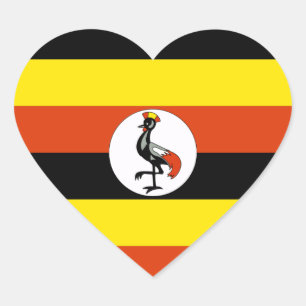 Adesivo Coração uganda