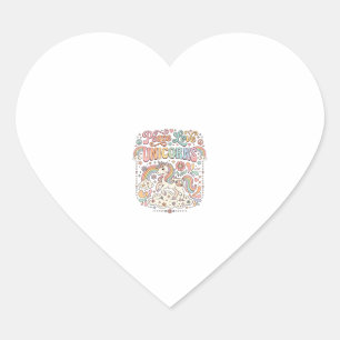 Adesivo Coração Unicórnio Paz Amor Unicórnios Adorável Design de V