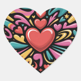 Adesivo Coração Valentine’s Day Stickers | Cute, Romantic