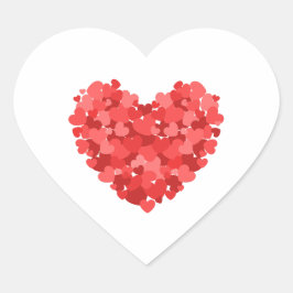 Adesivo Coração Valentine's Day