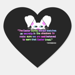 Adesivo Coração Vejo-Te, Pau De Coração Coelho Da Páscoa