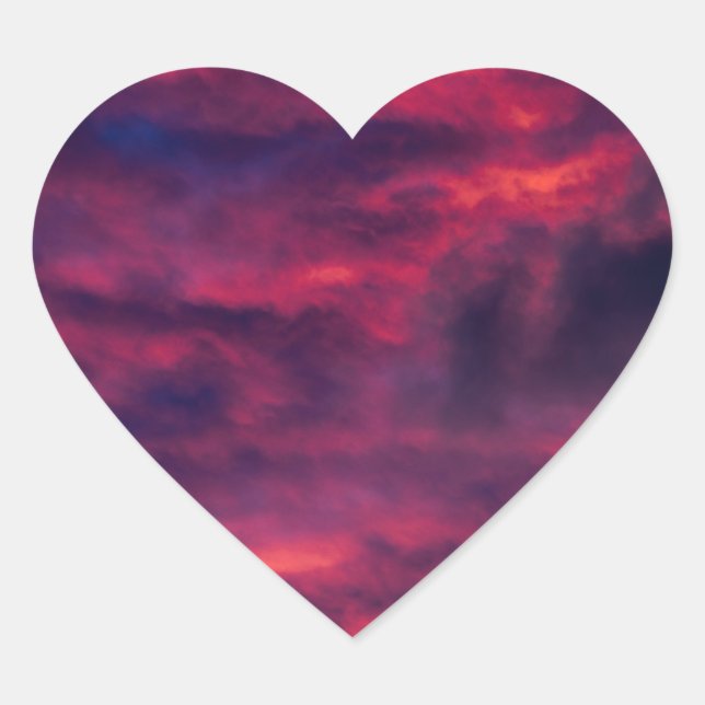 Adesivo Coração vermelho augural (Frente)