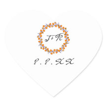 Verruga Branca Azul Laranja Dourado Monograma