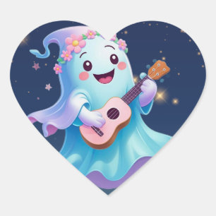 Adesivo Coração Vinheta