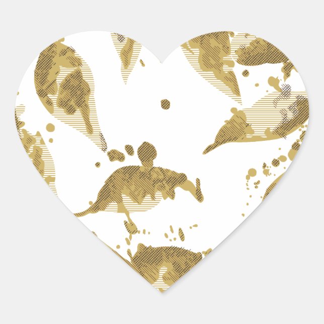 Adesivo Coração Vinheta (Frente)