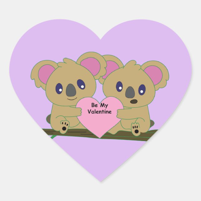 Adesivo Coração Vinheta (Frente)