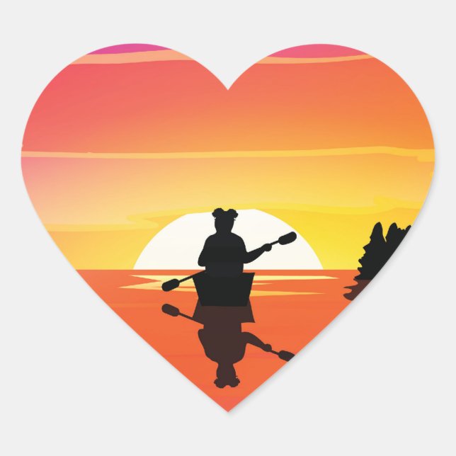 Adesivo Coração Vinheta (Frente)