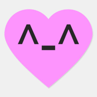 Adesivo Coração Vinheta de Coração Bonita