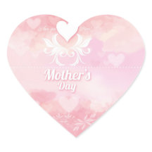 Vinheta de coração da mãe