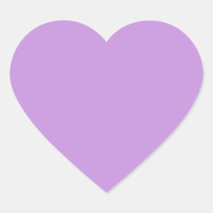 Adesivo Coração Vinheta de Lavanda de Pastel claro