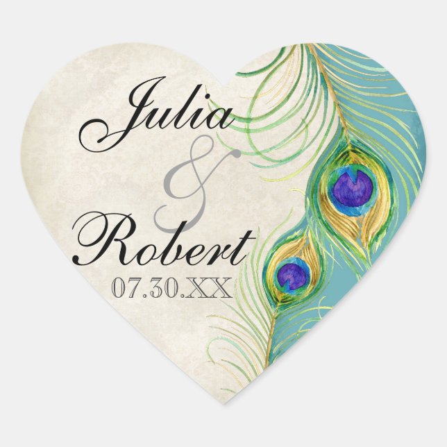 Adesivo Coração Vinheta-Presente Favorável - Casas-Penas-Penas-Cas (Frente)