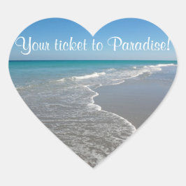 Adesivo Coração Vinhetas de Casamento para Envelope de Selo - Ocea