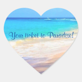 Adesivo Coração Vinhetas de Casamento para Envelope de Selo - Ocea