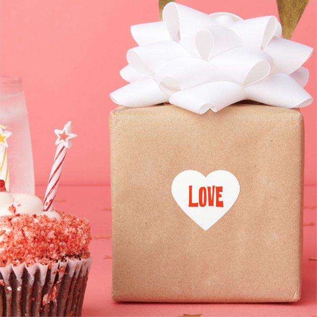 Adesivo Coração Vinhetas em forma de amor (Festa)