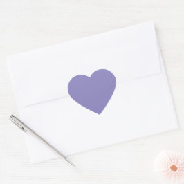 Adesivo Coração Violeta Azul Pastel