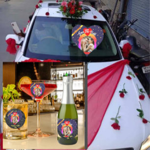 Adesivo Coração VIP Personalizado VIP Personalizado com Vídeo Mode