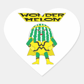 Adesivo Coração Wonder Melon