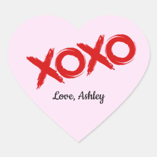 Adesivo Coração Xoxo Heart Sticker