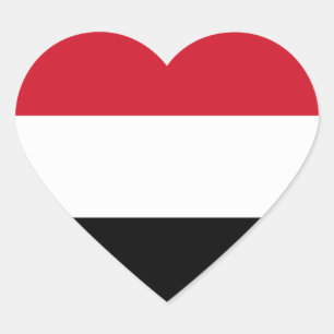 Adesivo Coração yemen