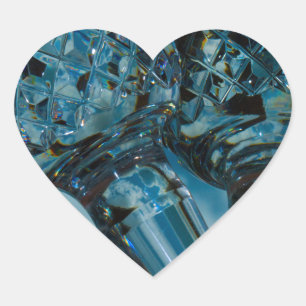 Adesivo Coração Yonder to Crystal Blue Skies