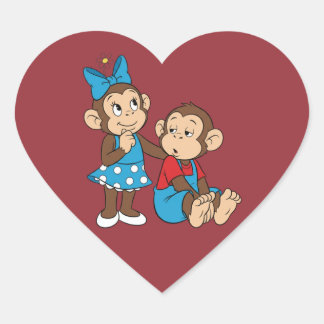 Adesivo Coração Zina e Mimo: Amor e indiferença