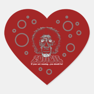 Adesivo Coração Zombie Heart