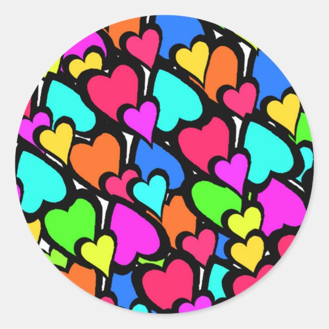 Adesivo Corações 2011 (Frente)