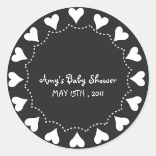 Adesivo Corações - BabYShower Stickers-5