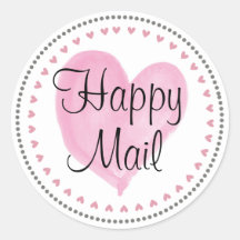 Corações Cor-de-Rosa Mensagem Feliz