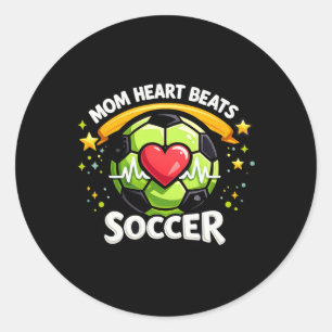 Adesivo Corações de Mãe Batem Futebol 