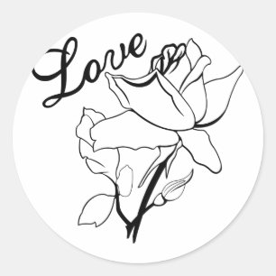 Adesivo Corações de Rosas de Amor Verdadeiro Dia dos Namor