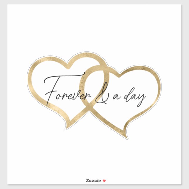 Adesivo Corações Dourados (Folha)