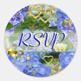 Adesivo CORAÇÕES E HIDRANGÉS ~ Envelope Vedantes/adesivos